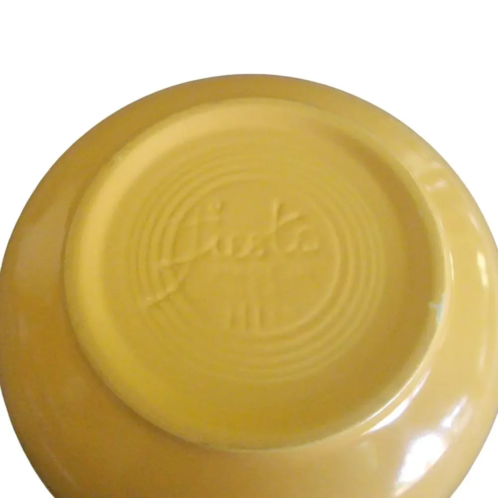 RARE! Vintage Fiestaware Original Yellow Unlisted Promotional Salad Bowl HLcoUSA